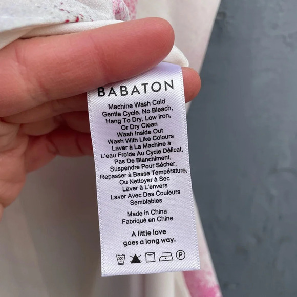 Babaton Hopkins Paint Brush Effect  Sleeveless Blouse, size Small - Picture 12 of 12